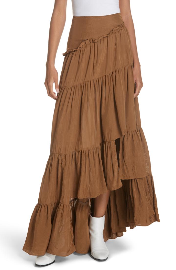 Women's 3.1 Phillip Lim Tiered Ruffle Maxi Skirt