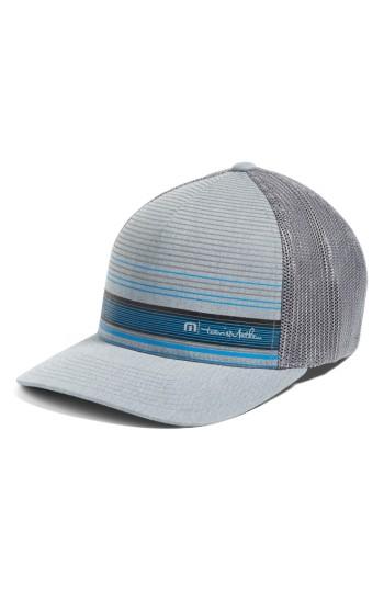 Men's Travis Mathew Brown Trucker Hat /x-large - Grey