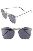 Women's Bp. Metal Line Sunglasses - Silver/ Black