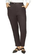 Women's Universal Standard Satin Trim Pants Xs (2-4) - Black