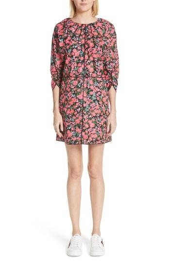 Women's Marc Jacobs Floral Print Dress - Black