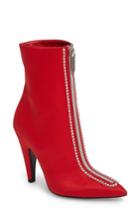 Women's Calvin Klein 205w39nyc Kailie Front Zip Bootie Us / 36eu - Red