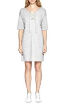 Women's French Connection 'jamie' Lace-up Neck Shift Dress