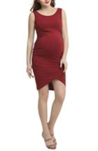 Women's Kimi And Kai Stefanie Tulip Hem Body-con Maternity Dress - Red