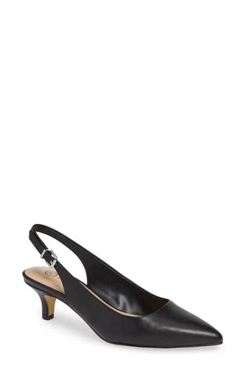 Women's Bella Vita Scarlette Slingback Pump M - Black
