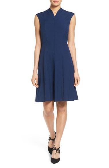 Women's Ellen Tracy Fit & Flare Dress - Blue