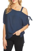 Women's 1.state One-shoulder Tie Sleeve Blouse