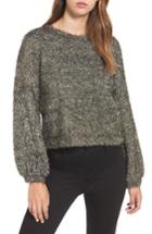 Women's Leith Fluffy Sparkle Sweater, Size - Metallic