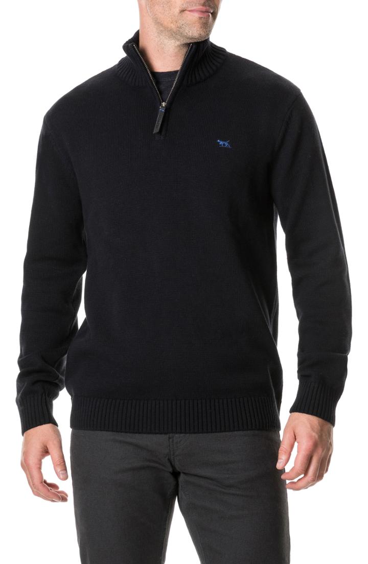 Men's Rodd & Gunn Merrick Bay Sweater, Size - Black
