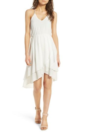 Women's Everly Ruffle Hem Dress - Ivory