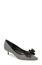 Women's Butter Bentley Bow Pointy Toe Pump M - Black