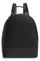 Sole Society Jamya Croc Embossed Faux Leather Backpack -