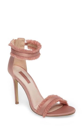 Women's Topshop Riley Fringe Sandal .5us / 39eu - Beige
