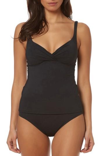 Women's Bleu By Rod Beattie Underwire Tankini Top - Black