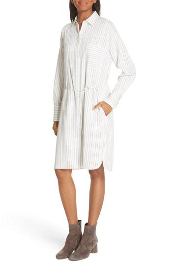 Women's Vince Pinstripe Shirtdress