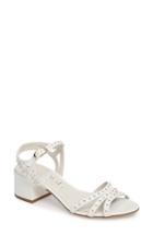 Women's Agl Studded Block Heel Sandal Us / 35eu - White