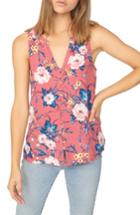 Women's Sanctuary Beverly Floral Sleeveless Top, Size - Pink