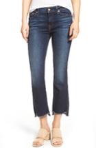 Women's 7 For All Mankind Step Hem Crop Bootcut Jeans - Blue