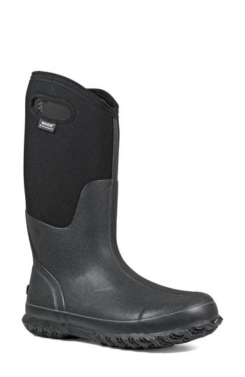 Women's Bogs Classic Tall Waterproof Snow Boot Wide Calf M - Black