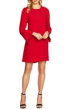 Women's Cece Moss Tie Shoulder Bell Sleeve Shift Dress