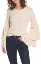 Women's Devlin Tiara Bell Sleeve Sweater - Pink