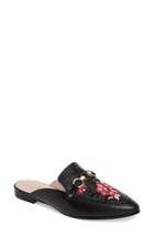 Women's Kate Spade New York Canyon Embroidered Loafer Mule .5 M - Black