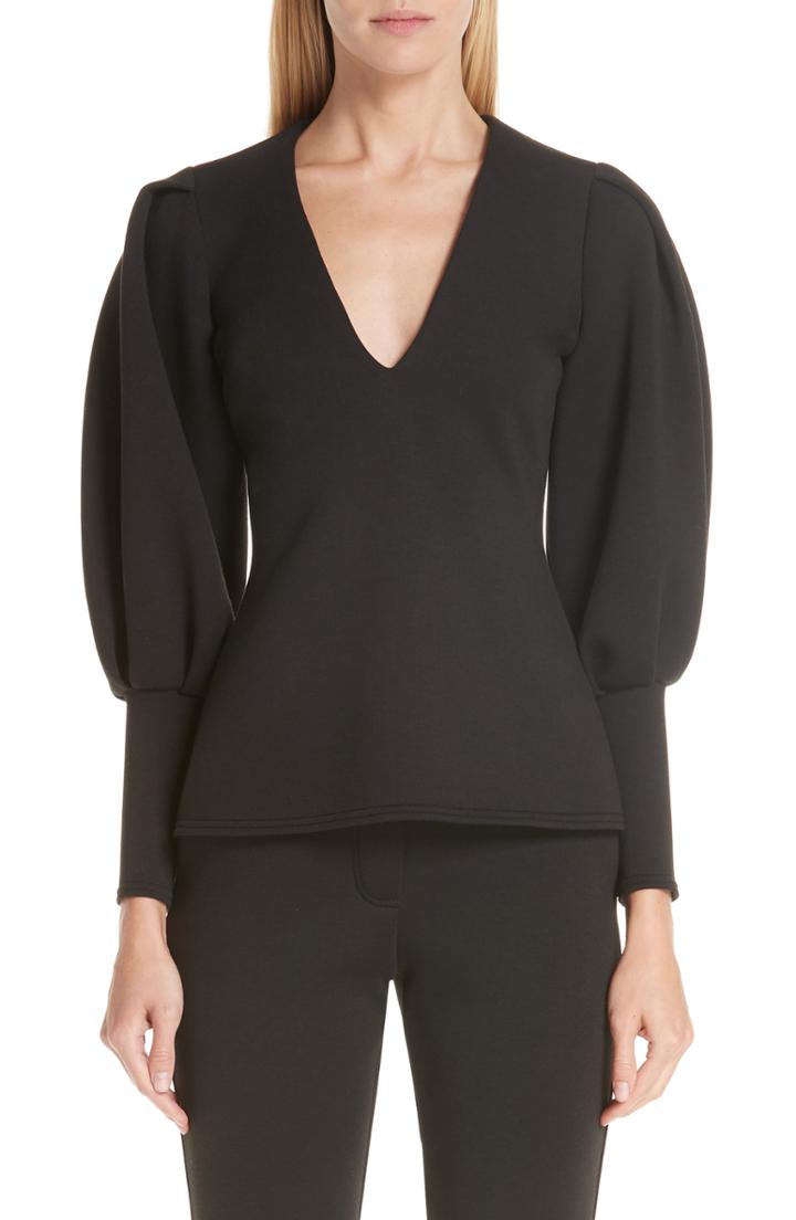 Women's Beaufille Balloon Sleeve V-neck Top