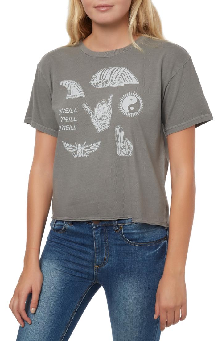 Women's O'neill Relic Graphic Tee - Grey
