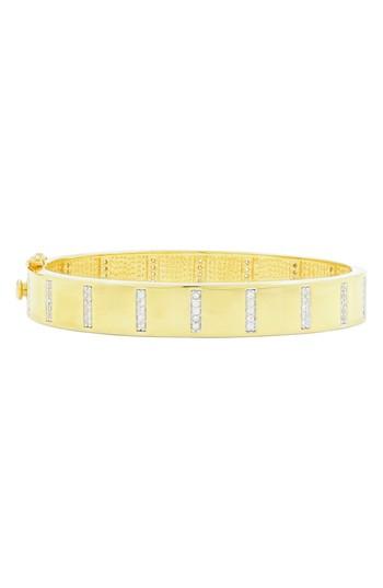Women's Freida Rothman Radiance Cubic Zirconia Hinge Bangle