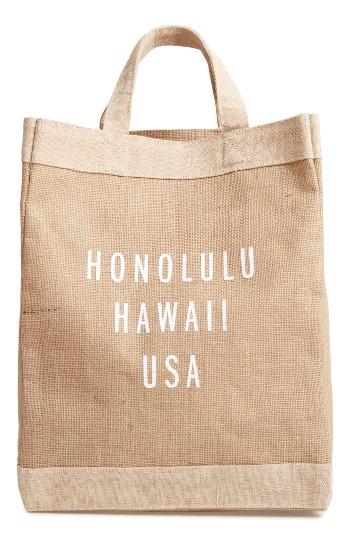 Apolis Honolulu Simple Market Bag - Brown