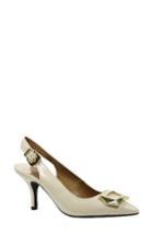 Women's J. Renee Lorret Slingback Pump .5 Aa - Beige