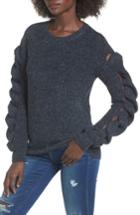 Women's Leith Twist Sleeve Sweater, Size - Grey