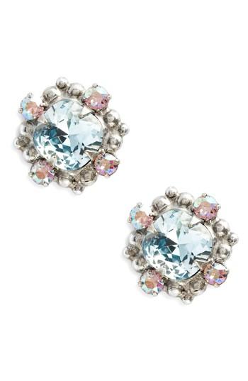 Women's Sorrelli Hibiscus Crystal Earrings