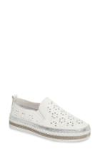 Women's Bernie Mev. Perforated Slip-on Sneaker Us / 42eu - White