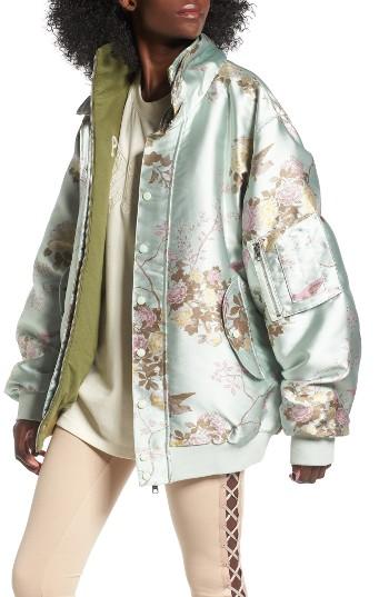 Women's Fenty Puma By Rihanna Reversible Bomber Jacket - Green