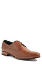 Men's A. Testoni Cap Toe Derby M - Brown