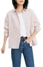 Women's Madewell Corduroy Shirt Jacket, Size - Purple