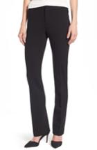 Women's Nydj Stretch Knit Trousers - Black