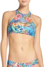 Women's Luli Fama Reversible Bikini Top - Blue