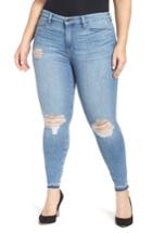 Women's Good American Good Legs Released Hem Skinny Jeans - Blue