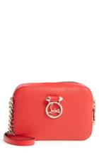 Christian Louboutin Mini Rubylou Calfskin Leather Crossbody Bag - Red