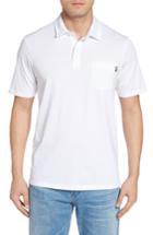 Men's Vineyard Vines Garment Dyed Jersey Polo - White