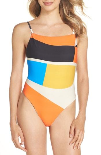 Women's Billabong Vai Vai Reversible One-piece Swimsuit - Black
