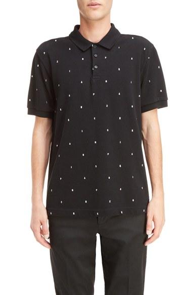 Men's Kenzo Embroidered Letter Polo