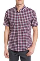 Men's Maker & Company Tailored Fit Plaid Sport Shirt - Red