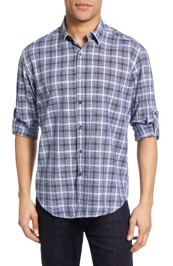 Men's James Campbell Oakley Fit Plaid Sport Shirt