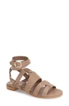 Women's Topshop 'flame' Stud Wraparound Ankle Strap Sandal .5us / 38eu - Beige