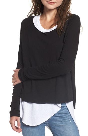 Women's Frank & Eileen Tee Lab Ballet Neck Long Sleeve Cotton Tee