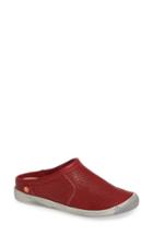 Women's Softinos By Fly London Ima Sneaker Mule .5-6us / 36eu - Red