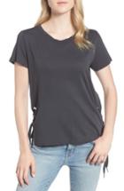 Women's N:philanthropy Gabe Lace-up Tee - Grey